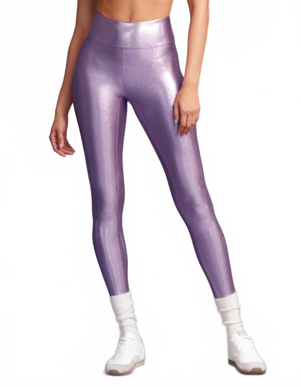 NEW HEROINE SPORT marvel metallic performance legging in lavender